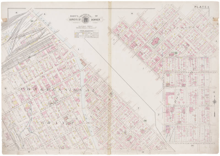 Baist's real estate atlas of surveys of Denver, Col. (Plate 03)