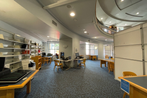 Photo of first iteration of WHG research room in 2021.