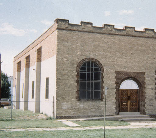 View of front entrance of Bethel Church of God.