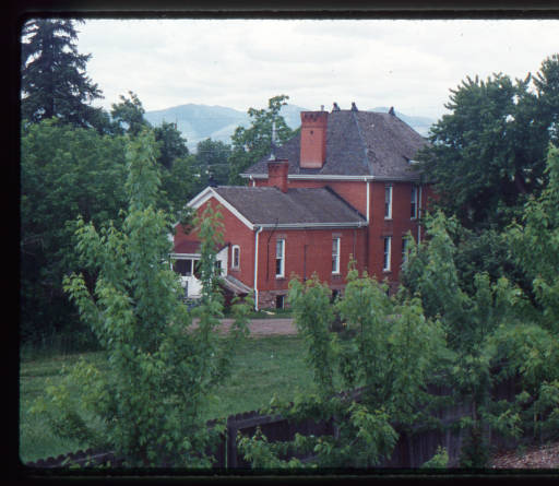 Exterior photograph of the Avoca Lodge or the "Molly" Brown Summer Home, after restoration