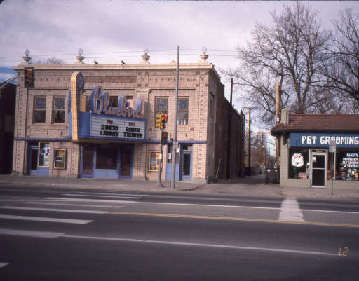 Exterior photograph of the Bluebird Theater