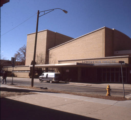 Exterior photograph of the Bonfils Memorial Theater, later the Tattered Cover Bookstore