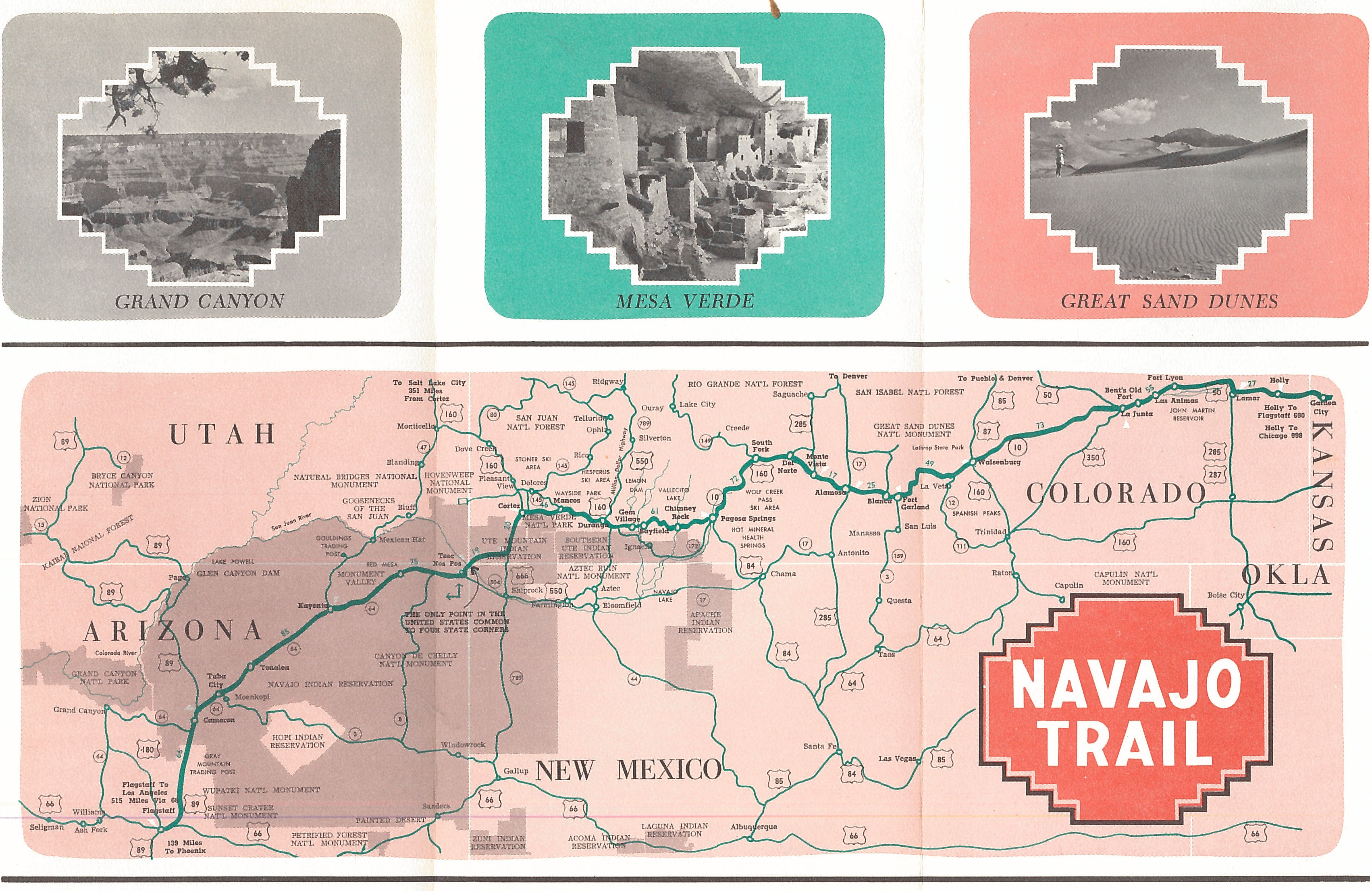 Navajo Nation Route Map