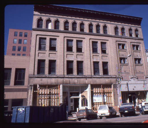 Exterior photograph of the Peters Paper Company Warehouse located in Denver, Colorado