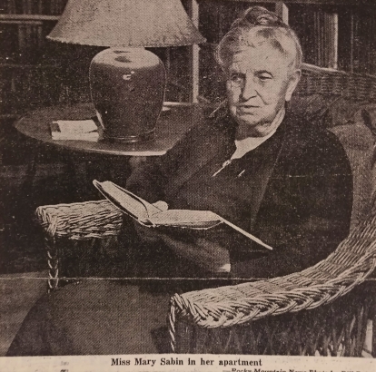 Image from Mary Sabin Profile in Rocky Mountain News