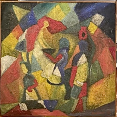 Bob Ragland's first oil painting, 1963