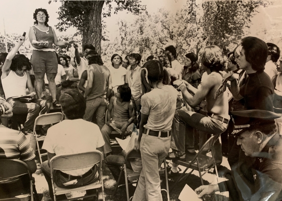 Ann Gutierrez Addresses Community Concerns 1972