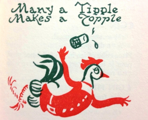 Tipsy rooster from The Holiday Drink Book