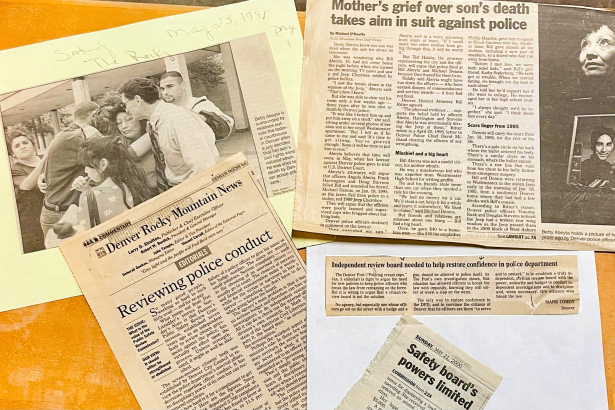 Public Safety Review Commission clippings, circa 1998-2001