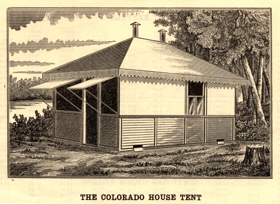 Tent House from Colorado tent COmpany Catalog 1923