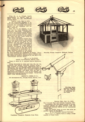 Colorado Tent Company Catalog 1923