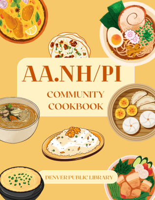 Cover of the 2023 AA.NH/PI Community Cookbook.