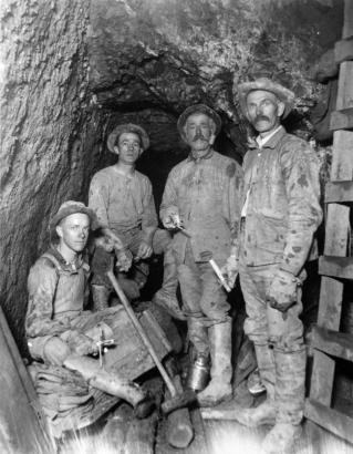 Miners in Summit County, Colorado 