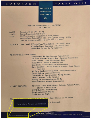 Scan of article of air show