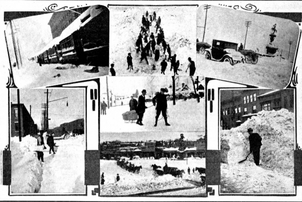 Denverites dig out from the Blizzard of 1913