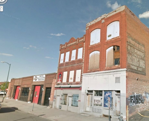 View of 2140-2148 Arapahoe Street facing northeast