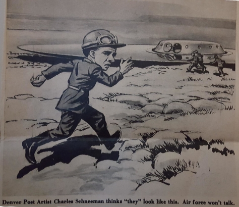 Probably how it happened... Denver Post: Rocky Mountain Empire Magazine - September 24, 1950