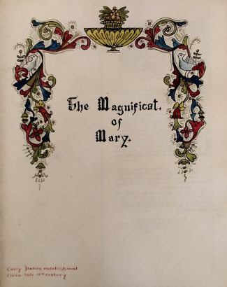 The Magnificat of Mary