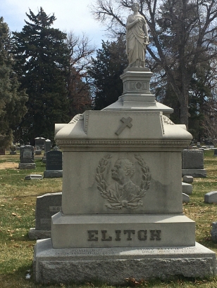 John Elitch & Mary Elitch Long tombstone