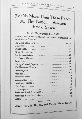 "Lingo of the Cowpoke" found in the National Western Horse Show & Rodeo souvenir program, 1933