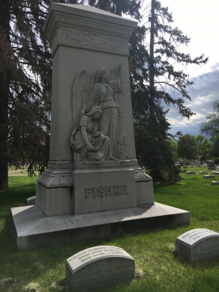 Fisher Family tombstones