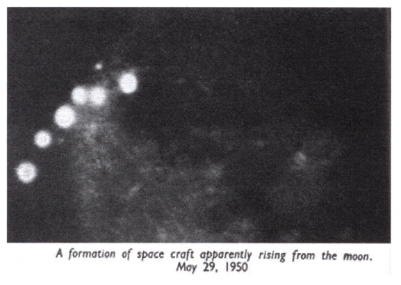 A “formation of space craft,” you say? Well, I’m convinced. Note how not in-focus it is