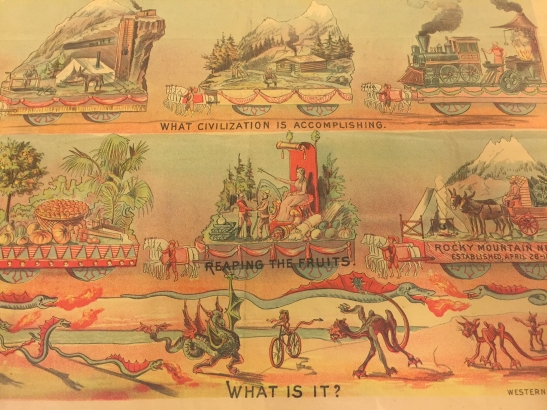 Rocky Mountain News festival broadside 1895