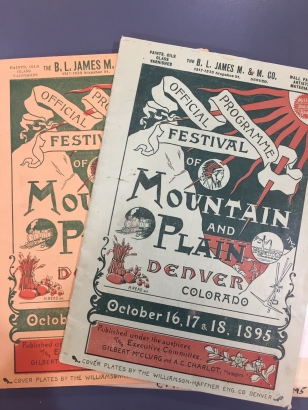 Festival of Mountain and Plain souvenir booklets