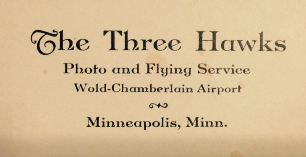 The Three Hawks, business envelope