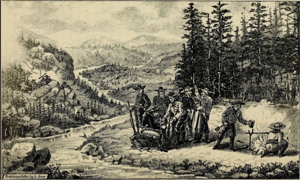 Attack on the Robbers Camp ("Hands Up" by General D. J. Cook)