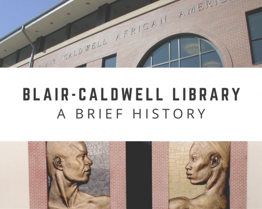 Blair-Caldwell Library: Building and Bronze Mosaic Relief