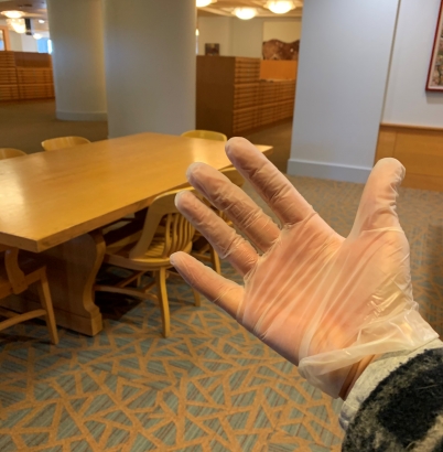 The door-opening hand