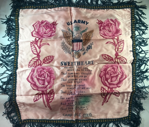 Camp Hale Pillowcase, Walter M. Berg Papers, -M2243