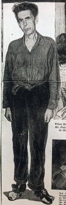 Theodore Coneys, AKA "The Denver Spider Man", after his arrest in 1942