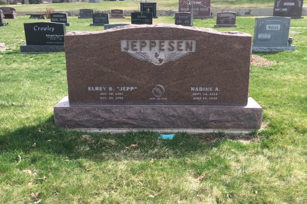Elrey Jeppesen tombstone