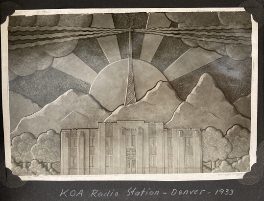 "KOA Radio Station, Denver, 1933"