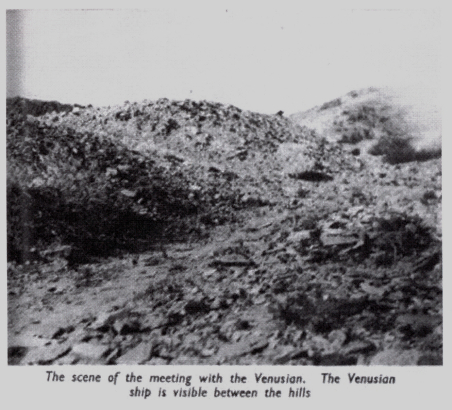 Supposed Vensian alien in desert