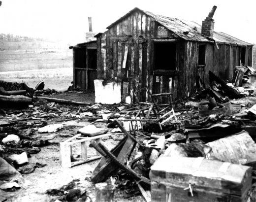 Gopher City, 1941. From the WHG Undigitized Photo files (Denver. Slums. Gopher City).