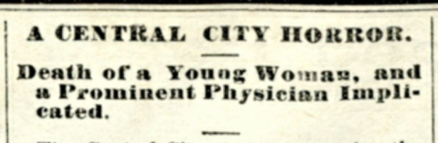 Maria Casery Headline 10/21/1870