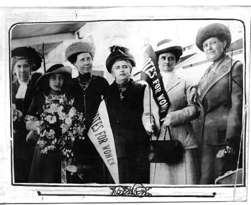 Suffrage delegates bound for Copenhagen [from the New York Herald Syndicate] [Suffrage]