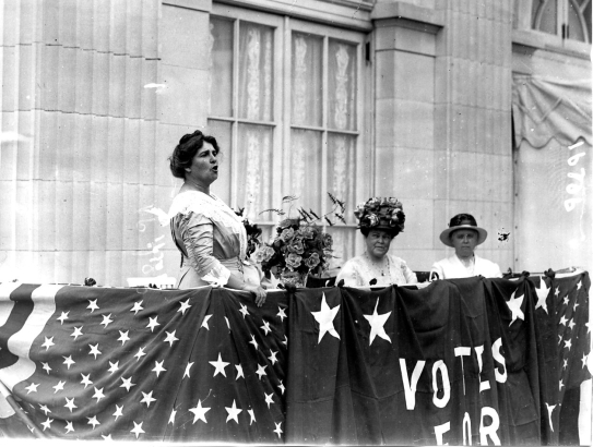 Mrs. Ballington Booth, addressing the conference [Suffrage]