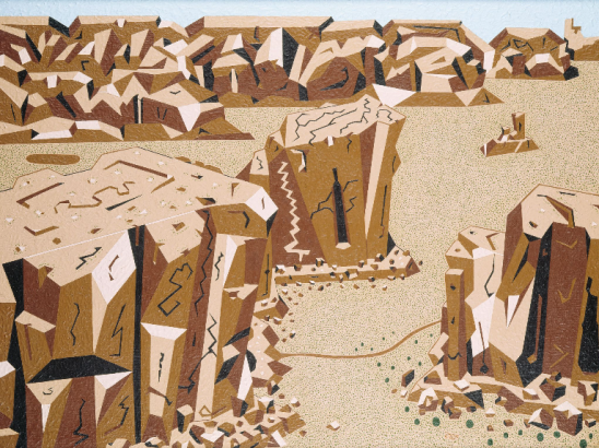 Monument Valley (1985), Collection of the Detroit Institute of Arts