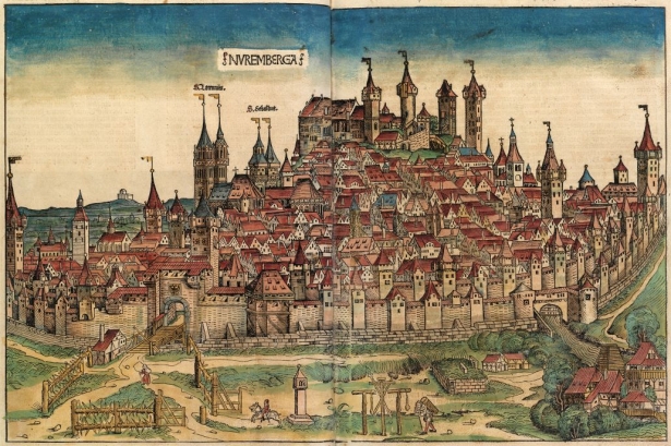 Image of Nuremberg, from the Nuremberg Chronicle