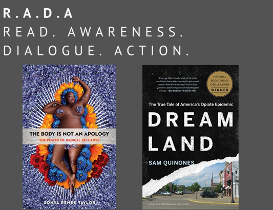 Fall R.A.D.A. Discussions & Workshop: Radical Self-love, Confronting Discrimination and the Opiate Epidemic