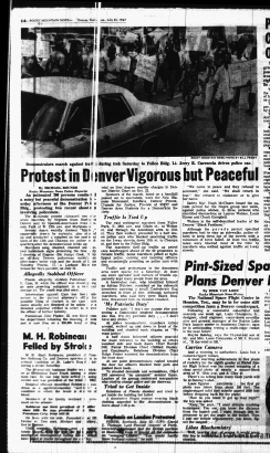 Rocky Mountain News, July 23, 1968, p. 14.
