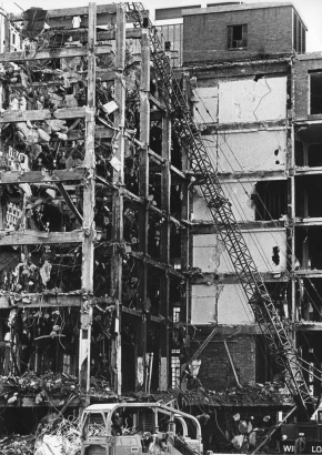 Albany Hotel being torn down in 1977
