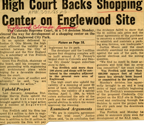 High Court Backs Shopping Center on Englewood Site