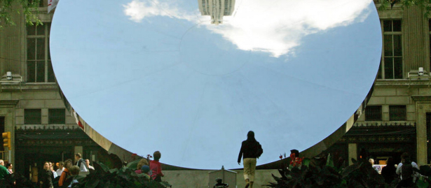 Sky Mirror Sculpture
