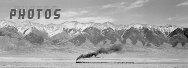 Near Villa Grove - D&RGW Narrow Gauge with the Sangre de Cristo Mountains