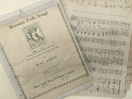 Russian Folk Songs by May Arno, WH13
